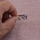 Personalized Stainless Steel Name Brooch for Men Women