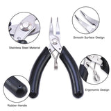 Stainless Steel Jewelry Pliers Set - Needle Nose, Round Nose, Wire Cutter