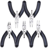 Stainless Steel Jewelry Pliers Set - Needle Nose, Round Nose, Wire Cutter
