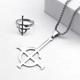 Ghost BC Band Pendant Necklace Set
