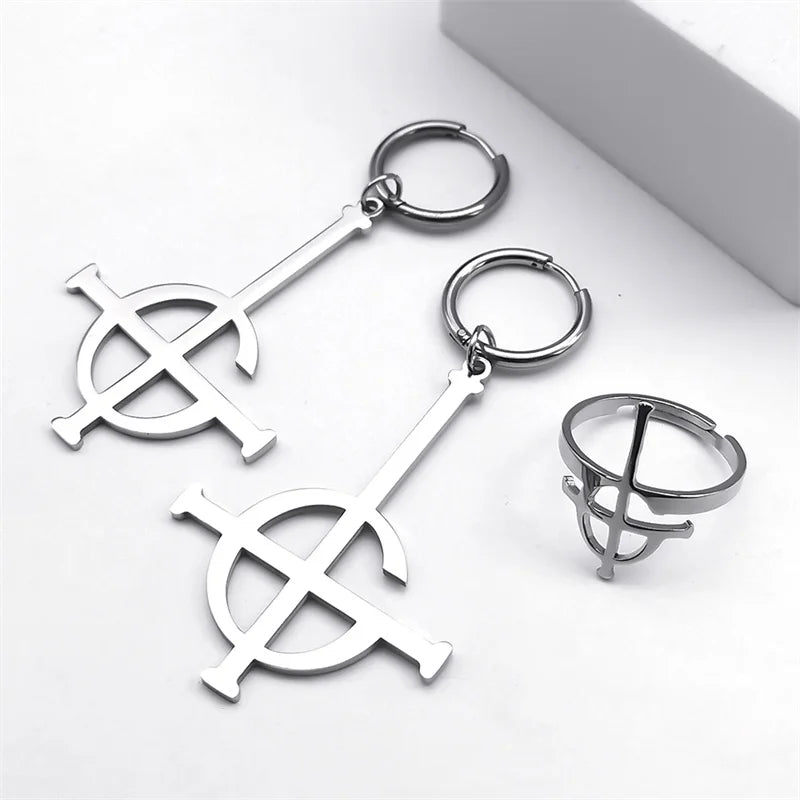 Ghost BC Band Pendant Necklace Set