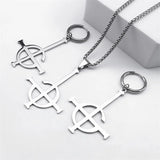Ghost BC Band Pendant Necklace Set