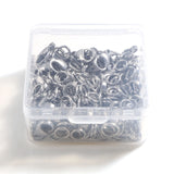 Silver Stainless Steel Jump Rings Findings with Lobster Clasp