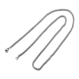 Stainless Steel Keel Chain Rope Necklace Jewelry