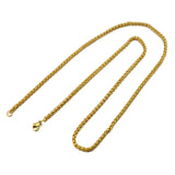 Stainless Steel Keel Chain Rope Necklace Jewelry