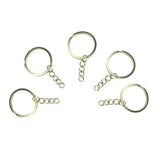 Flat Key Ring with Short Chain for Keys