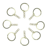 Flat Key Ring with Short Chain for Keys