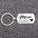 Mom Stainless Steel Keychain Gift
