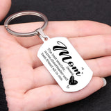 Mom Stainless Steel Keychain Gift