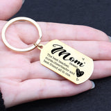 Mom Stainless Steel Keychain Gift