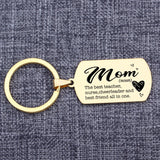 Mom Stainless Steel Keychain Gift