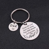 Memorial Keychain Sets Engraved with Those We Love Don't Go Away