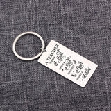 Teacher Gift Keychain: Opens Mind, Touches Heart, Shape