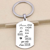 Sister Keychain - No Love is Greater, More Beautiful