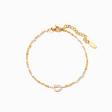 Customizable Stainless Steel Knotted Bracelet in Various Colors