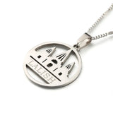 Yezidi Faith Lalish Pendant Necklace Stainless Steel Chain Jewelry