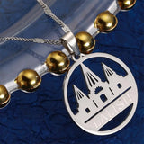 Yezidi Faith Lalish Pendant Necklace Stainless Steel Chain Jewelry