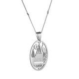 Yezidi Faith Pilgrimage Chain Necklace Stainless Steel Pendant Jewelry