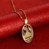 Yezidi Faith Pilgrimage Lalish Pendant Necklace