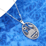 Yezidi Faith Pilgrimage Chain Necklace Stainless Steel Pendant Jewelry