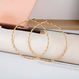 Stainless Steel Large Hoop Earring for Women E0153