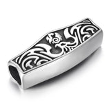 Stainless Steel Fire Phoenix Slider Bead 8mm Round Leather Bracelet DIY Supplies