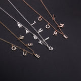 Stainless Steel Letters Necklace DIY Name 26 Letters Necklace