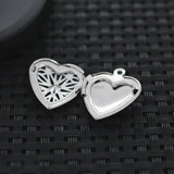 Heart Filigree Stainless Steel Locket Pendant Aromatherapy Diffuser