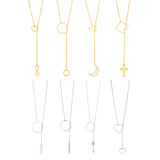 Cross Pendant Stainless Steel Necklace Women's Jewelry