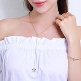 Cross Pendant Stainless Steel Necklace Women's Jewelry