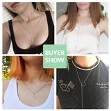 Cross Pendant Stainless Steel Necklace Women's Jewelry