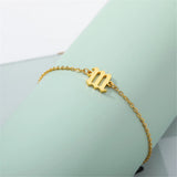 Stainless Steel Angel Number Charm Bracelet 111-999