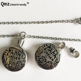 MAMA Forever Love Round Pendant Necklace Cremation Keepsake Memorial Pets Locket