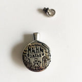 MAMA Forever Love Round Pendant Necklace Cremation Keepsake Memorial Pets Locket