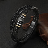 Stainless Steel Magnet Buckle Bracelet Men's Gift For Husband