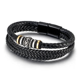 Stainless Steel Magnet Buckle Bracelet Men's Gift For Husband