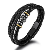 Stainless Steel Magnet Buckle Bracelet Men's Gift For Husband