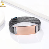 Stainless Steel Magnetic Clasp Bracelet Blank for Laser Burning
