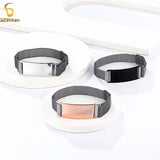 Stainless Steel Magnetic Clasp Bracelet Blank for Laser Burning