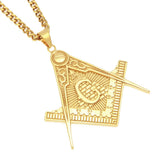 Masonic All-Seeing Eye Pendant Necklace for Men