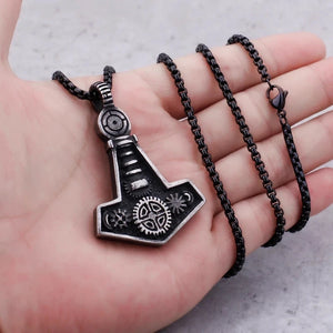 Vintage Stainless Steel Mechanical Men's Pendant