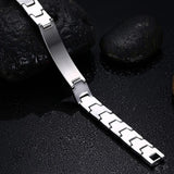 Stainless Steel Medical Logo Bracelet Bangle SOS first aid Medic Jewelry