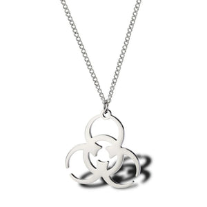 Stainless Steel Medical Markers Pendant Necklace Men Punk Rock Jewelry Gift
