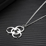 Stainless Steel Medical Markers Pendant Necklace Men Punk Rock Jewelry Gift