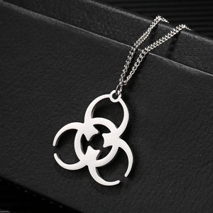 Stainless Steel Medical Markers Pendant Necklace Men Punk Rock Jewelry Gift