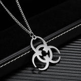 Stainless Steel Medical Markers Pendant Necklace Men Punk Rock Jewelry Gift