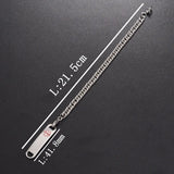 Stainless Steel Medical Technician Tag Chain Bracelet