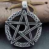 Medieval Pentacle Pendant Charm Stainless Steel