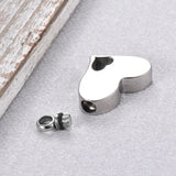 Heart Pendant Ash Holder Urn Necklace for Ashes with Funnel Kit
