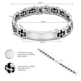 Personalized Stainless Steel Men Bracelet Motorcycle Bangle Jewelry